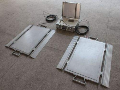 Portable Axle Scale